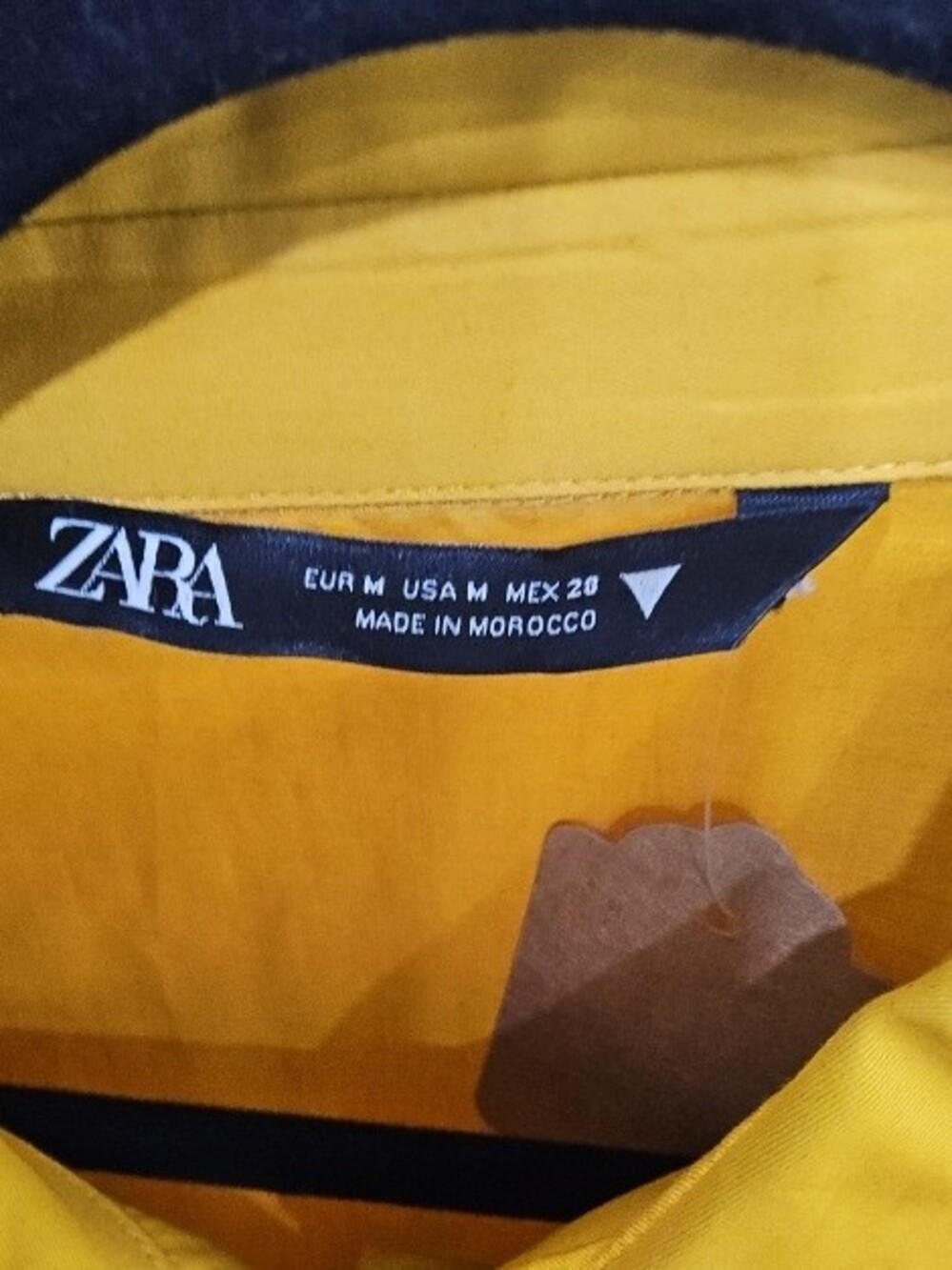 Zara Bright Mustard Yellow Blouse - Picture 2 of 2